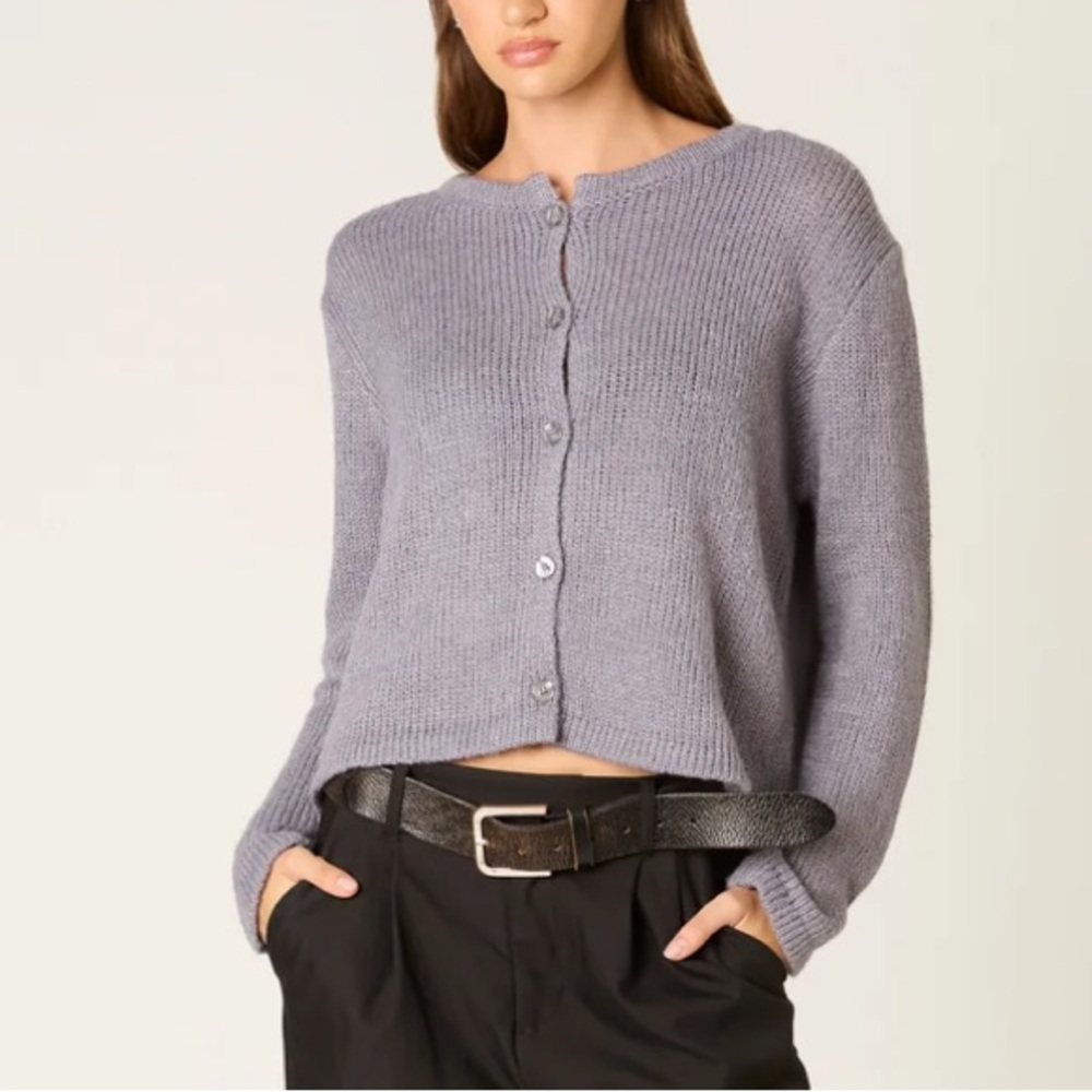 NIA ARIANA BUTTON DOWN CARDIGAN SIZE L/XL NEW - Picture 1 of 4